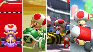 Evolution of Toad in Mario Kart Games (1992 - 2022)