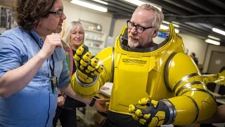 Adam Savage Puts On Alien: Covenant's Spacesuit!