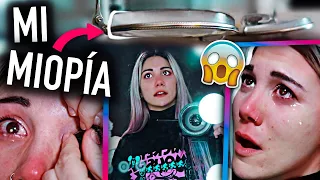 Sacan unas LENTILLAS con mi GRADUACIÓN y me veo por PRIMERA VEZ LA CARA SIN GAFAS 😨 | Carla Laubalo