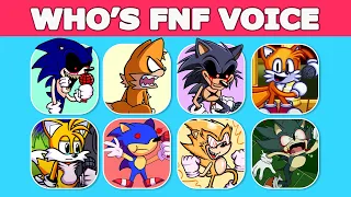 Guess Character by Their VOICE | Sonic.EXE, Tails.EXE, Spinning  My Tails( Friday Night Funkin)