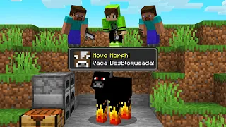 CAÇADOR vs ATHOS com MORPH MOD no MINECRAFT