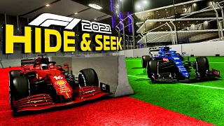 Formula 1 HIDE & SEEK at JEDDAH for the first time! F1 2021 Saudi Arabian Grand Prix Party Game!