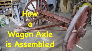 Reassembling the Wagon Rear Axle we are Preserving | Engels Coach Shop