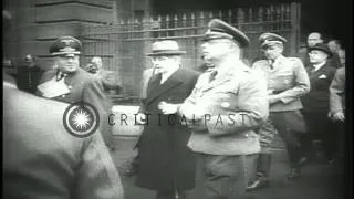 Former Prime Minister of France, Pierre Laval, is executed for treason, Paris, Fr...HD Stock Footage