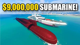 BUYING THE NEW $9,000,000 SUBMARINE! *IS IT WORTH IT?!* | GTA 5 THUG LIFE #387