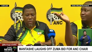 Mantashe laughs off Zuma bid for ANC Chair