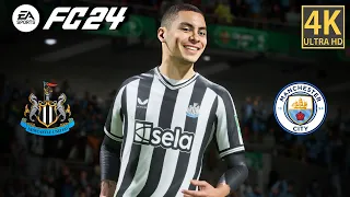 Newcastle Utd vs. Manchester City • Carabao Cup 2023/24 Full Match Gameplay