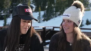 Double interview with Bella Wright and Breezy Johnson | FIS Alpine