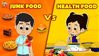 Junk Food vs Healthy Food | Mom's Lesson | English Moral Story | English Animated | English Cartoon