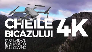 DJI Mavic 2 Pro, Cheile Bicazului, Lacul Roşu, Piatra Altarului, Prima zăpadă 2020 în România | 4K