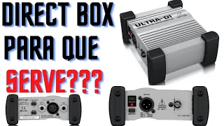 Directbox Behringer ULTRA-DI ( qual sua função é importância no áudio)