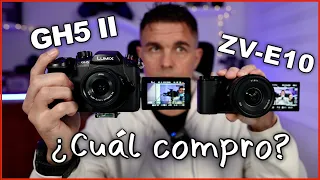 Sony zv e-10 VS Lumix GH5 Mark II ¿cuál comprar?