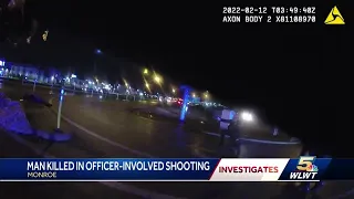 Monroe police release body camera footage of deadly shooting