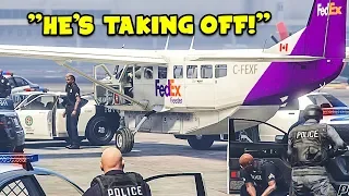 STEALING A Plane in GTA 5 Flight Simulator! (Online)