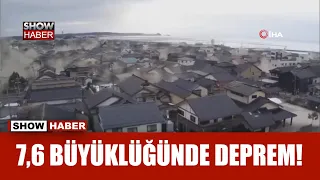 Japonya'da 7.6 büyüklüğünde deprem: "Tsunami uyarısı yapıldı"