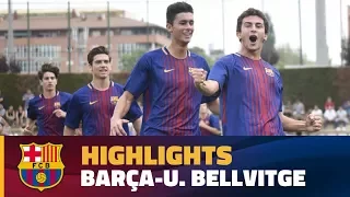 [HIGHLIGHTS] FUTBOL (Juvenil A): FC Barcelona – U. Bellvitge (2-2)