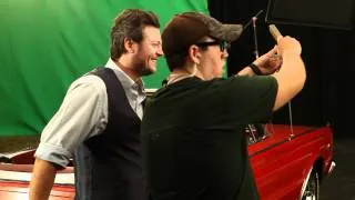 Behind the Scenes with Reba & Blake! CBS Promo Shoot for the 2012 ACM Awards