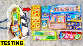 Diwali Fireworks Stash Giftbox Unpacking With Testing • cheapest Fireworks Stash Giftbox Unboxing