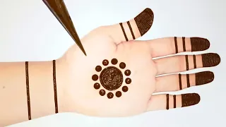 Easy Simple dotted mehndi trick || Stylish Mehndi designs for hands || Gol tikki mehandi design