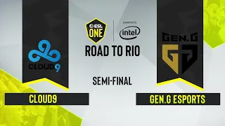 CS:GO - Gen.G Esports vs. Cloud9 [Train] Map 3 - ESL One: Road to Rio - Semi-final - NA