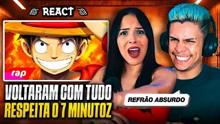 7 MINUTOZ - Rap do Luffy (One Piece) - CHAPÉU DE PALHA | NERD HITS | [Casal Jounin React] 🔥