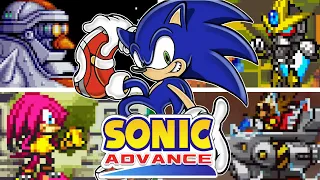 SONIC ADVANCE SERIES - All Bosses (As Sonic)