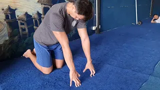 Fingertip Push Up On knees