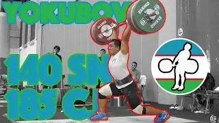 Doston Yokubov Heavy Training (185kg Clean and Jerk + 140 Snatch + 205 BS) - Asian Games [4k 50]