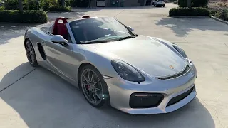 Porsche Boxster Spyder Walk-Around Video