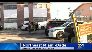 Driver Crashes Into Apartment Building In NE Miami-Dade