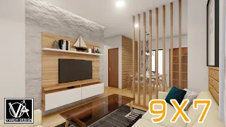 60 SQM INTERIOR HOUSE DESIGN 3 BR