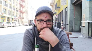 Chris, 32, heroinabhängig und obdachlos im Frankfurter Bahnhofsviertel