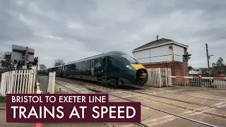 Trains at Speed - GWR & XC trains - Bristol to Exeter - 2023