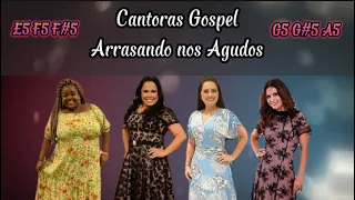 Cantoras Gospel ARRASANDO nos agudos - SÓ AS MELHORES ( Cassiane, Lauriete, Keller Silva…)