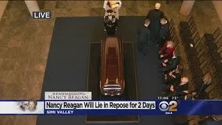 Thousands Expected To Pay Final Respects To Former First Lady Nancy Reagan