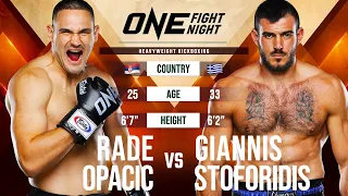 Kickboxing Giants COLLIDE 🤜💥🤛 Rade Opacic vs. Giannis Stoforidis