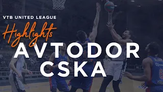 Avtodor vs CSKA Highlights January, 18 | Season 2020-21