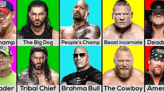 WWE Wrestlers Nickname Changes