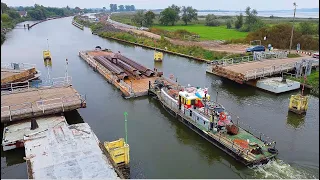 Przekop Mierzei Wiślanej -26.09.2022 II etap budowy toru wodnego. Nowakowo