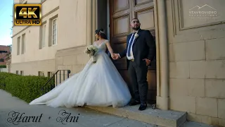 Harut + Ani's 4K UHD Weddings Highlights at Stars On Brand hall st Leon Church and Caltech Univer