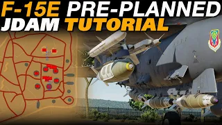 DCS F-15E Strike Eagle Quick & Easy UFC & Pre-Planned JDAM TUTORIAL!