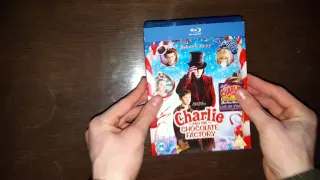 Willy Wonka & Charlie and the Chocolate Factory Bluray Unboxing