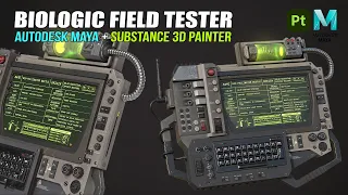 Biologic Field Tester | Autodesk Maya + Substance 3D Painter