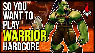 How GOOD Is WARRIOR In HARDCORE Classic WoW? | Tips & Tricks | Classic WoW