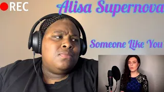 ALISA SUPERNOVA -SOMEONE LIKE YOU REACTION |#alisasupronova #adele #someonelikeyou #viral