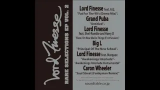 Lord Finesse - Fat For The 90's feat A.G (Demo mix), 1992