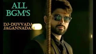 DJ ALL BGM's | DUVVADA JAGANDAM | All Background musics #DSP #ALLU ARJUN