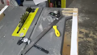 Modifying a 10" Ryobi Table Saw to use a Table Saw Sled