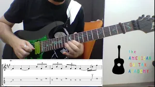 【TAB譜】イカルスの飛翔 『アイアン・メイデン』ギターソロ弾き方 / How to play "Flight of Icarus" (Iron Maiden) - guitar solo (tab)