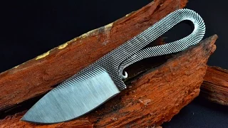 Knife making - making a neck knife from an old file